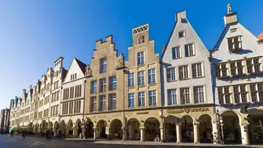 Blick auf Prinzipalmarkt in Münster